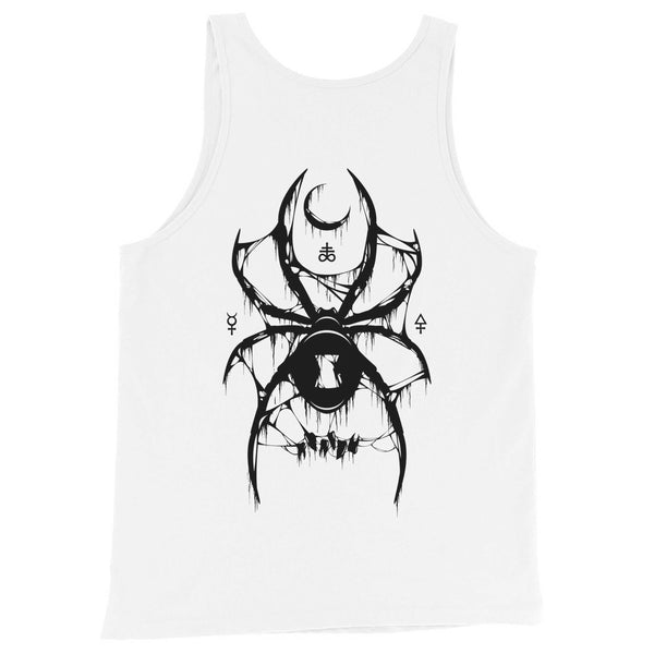 WIDOW GRAPHIC WHITE TANKTOP