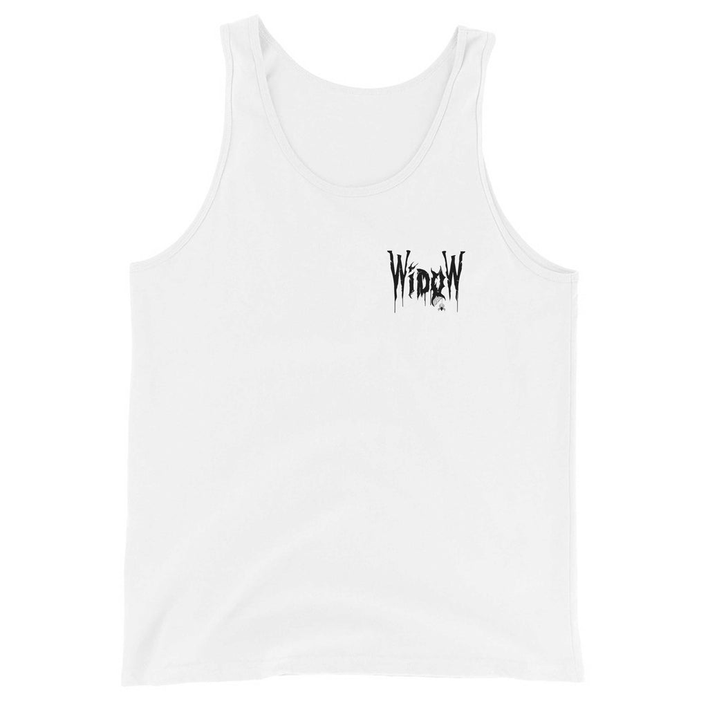 WIDOW GRAPHIC WHITE TANKTOP