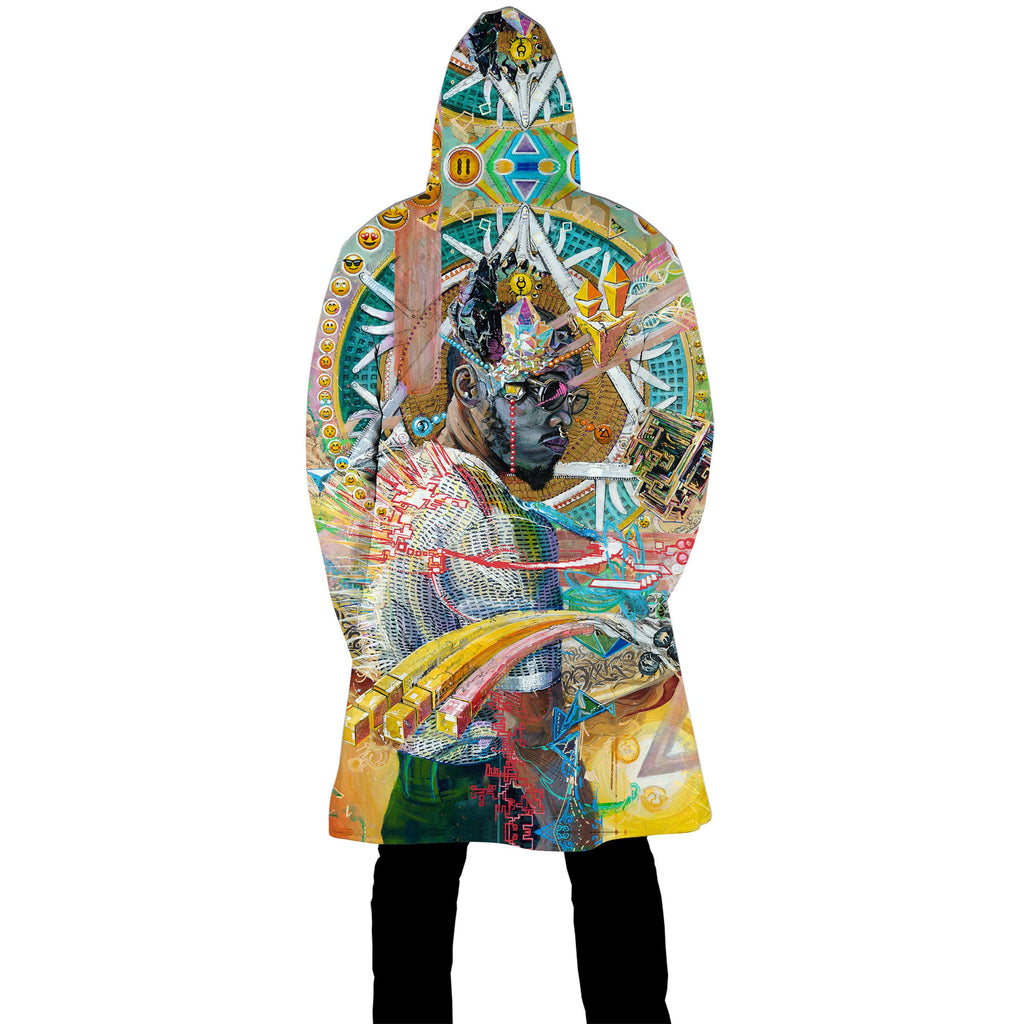 WORD IS WORLD ZIP UP CLOAK