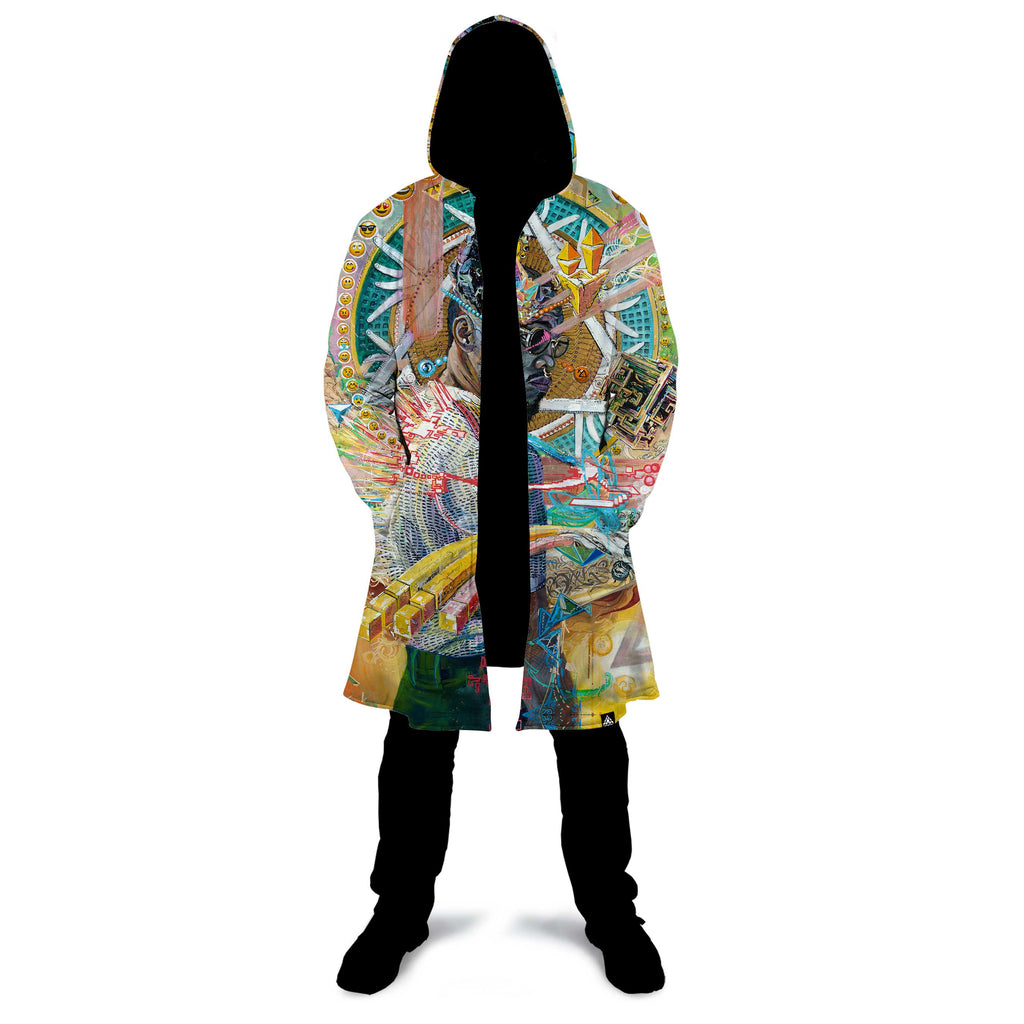 WORD IS WORLD ZIP UP CLOAK