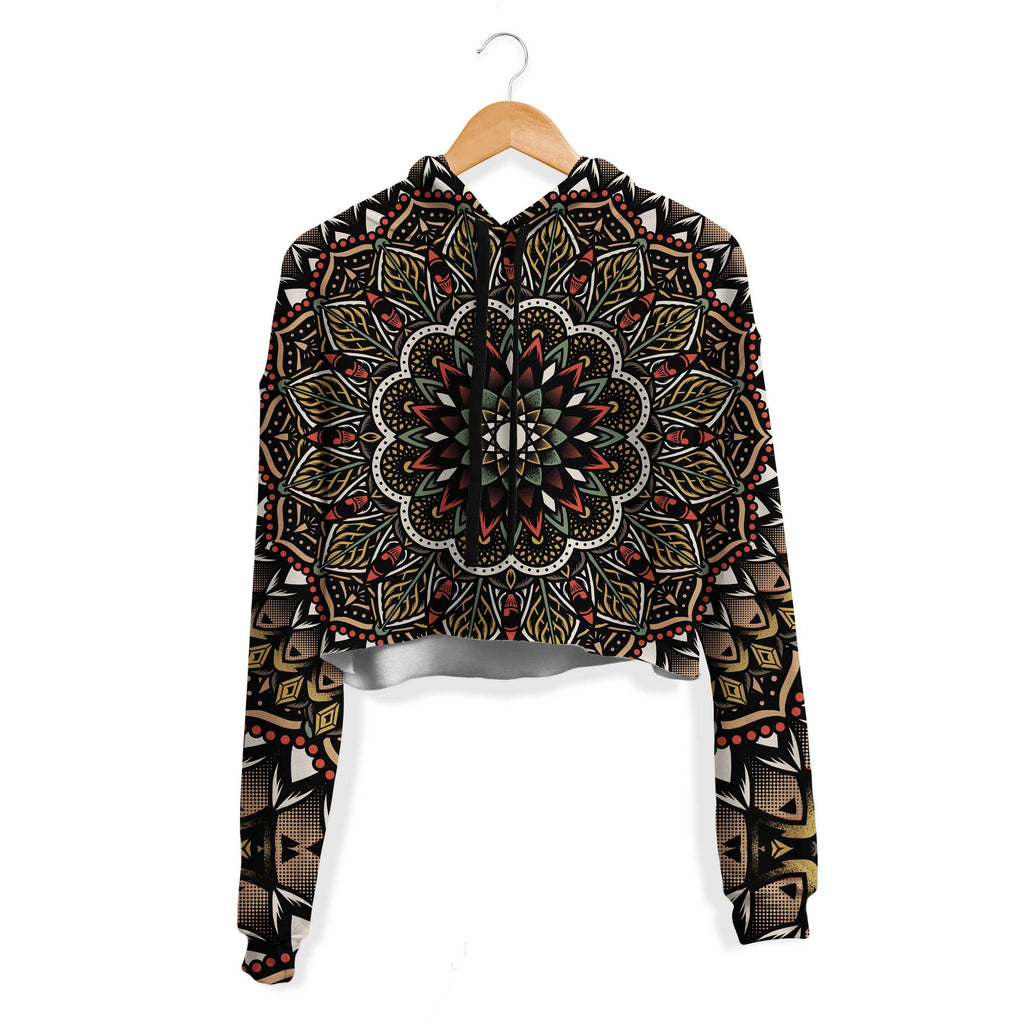 YANTRA CROP HOODIE