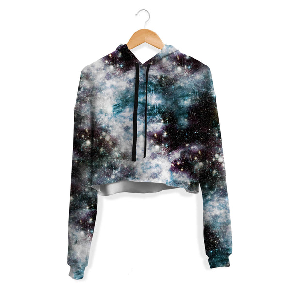 YUNG NEBULA CROP HOODIE