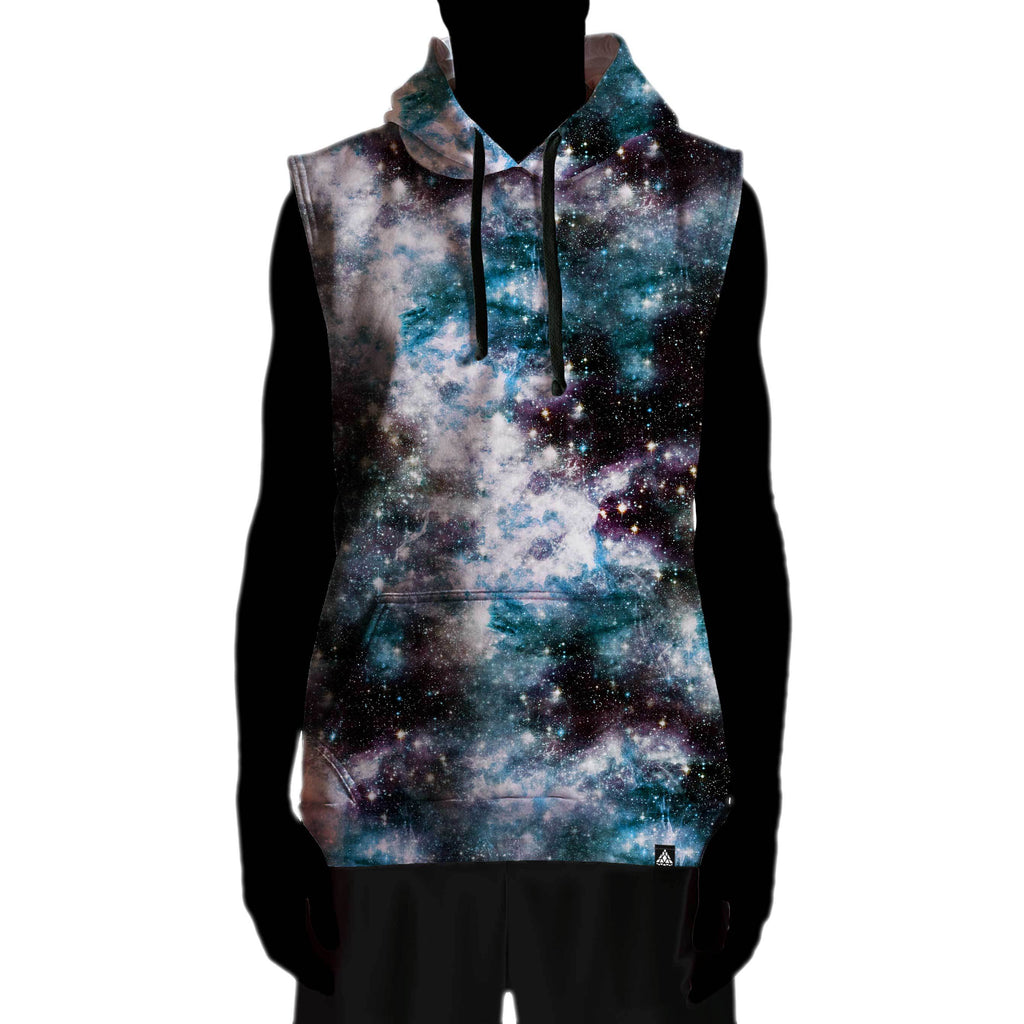 YUNG NEBULA SLEEVELESS HOODIE