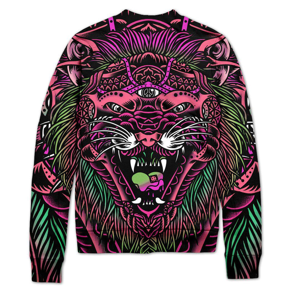 Set 4 Lyfe - ACID TIGER VARSITY JACKET - Clothing Brand - Varsity Jacket - SET4LYFE Apparel