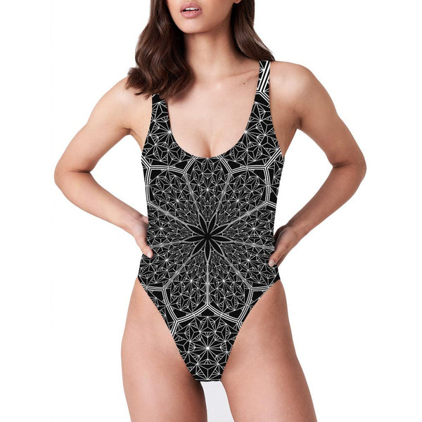 COSMIC HONEYCOMB - HIGH CUT BODYSUIT