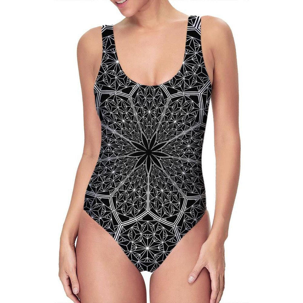 Set 4 Lyfe / Rooz Kashani - COSMIC HONEYCOMB ONE PIECE SWIMSUIT - Clothing Brand - Swimsuit - SET4LYFE Apparel