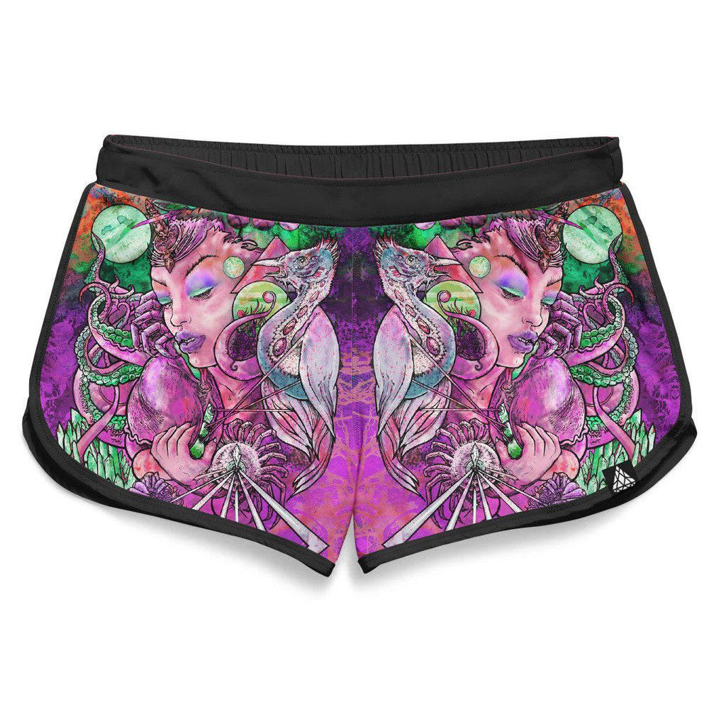 Set 4 Lyfe / Tom Denney - CRYSTAL THOUGHTS RETRO SHORTS - Clothing Brand - Retro Shorts - SET4LYFE Apparel