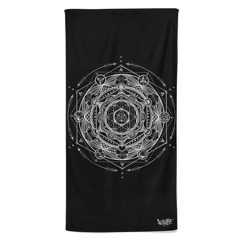 Set 4 Lyfe / Glenn Thomson - ESOTERIC BEACH THROW TOWEL - Clothing Brand - Beach Towel - SET4LYFE Apparel