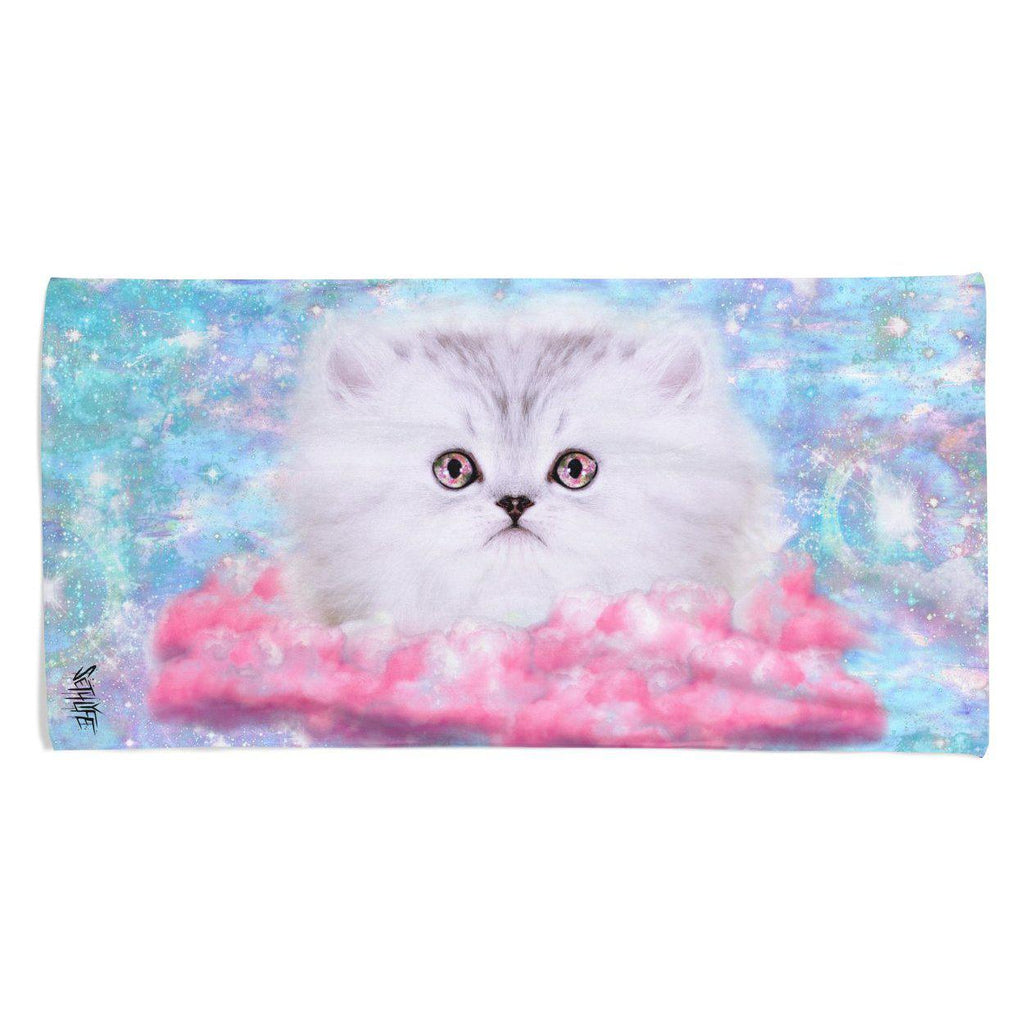 Set 4 Lyfe / Mattaio - FLUFFY SPACE MUNCHKIN BEACH THROW TOWEL - Clothing Brand - Beach Towel - SET4LYFE Apparel