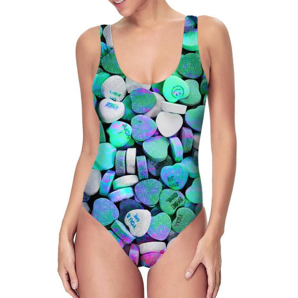 Set 4 Lyfe / Ryan Weisser - LOVE DRUG ONE PIECE SWIMSUIT - Clothing Brand - Swimsuit - SET4LYFE Apparel