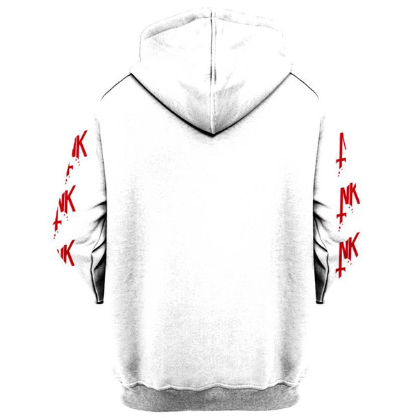 Set 4 Lyfe / Nathaniel Knows - NK ALL DAY WHITE HOODIE - Clothing Brand - Pullover Hoodie - SET4LYFE Apparel