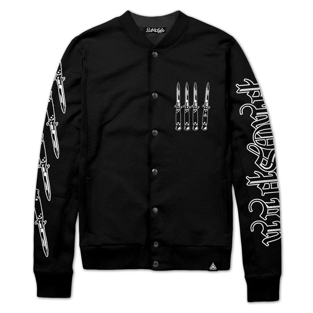 Set 4 Lyfe / Fraser Pattison - STRAY VARSITY JACKET - Clothing Brand - Varsity Jacket - SET4LYFE Apparel