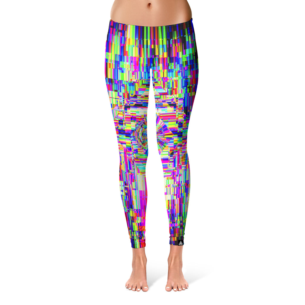 ABSTRACT GLITCH LEGGINGS