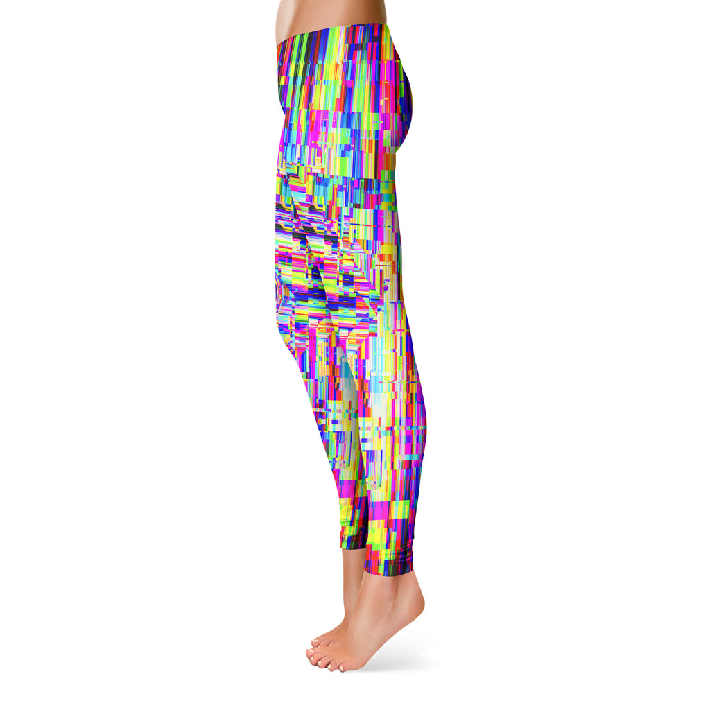 ABSTRACT GLITCH LEGGINGS