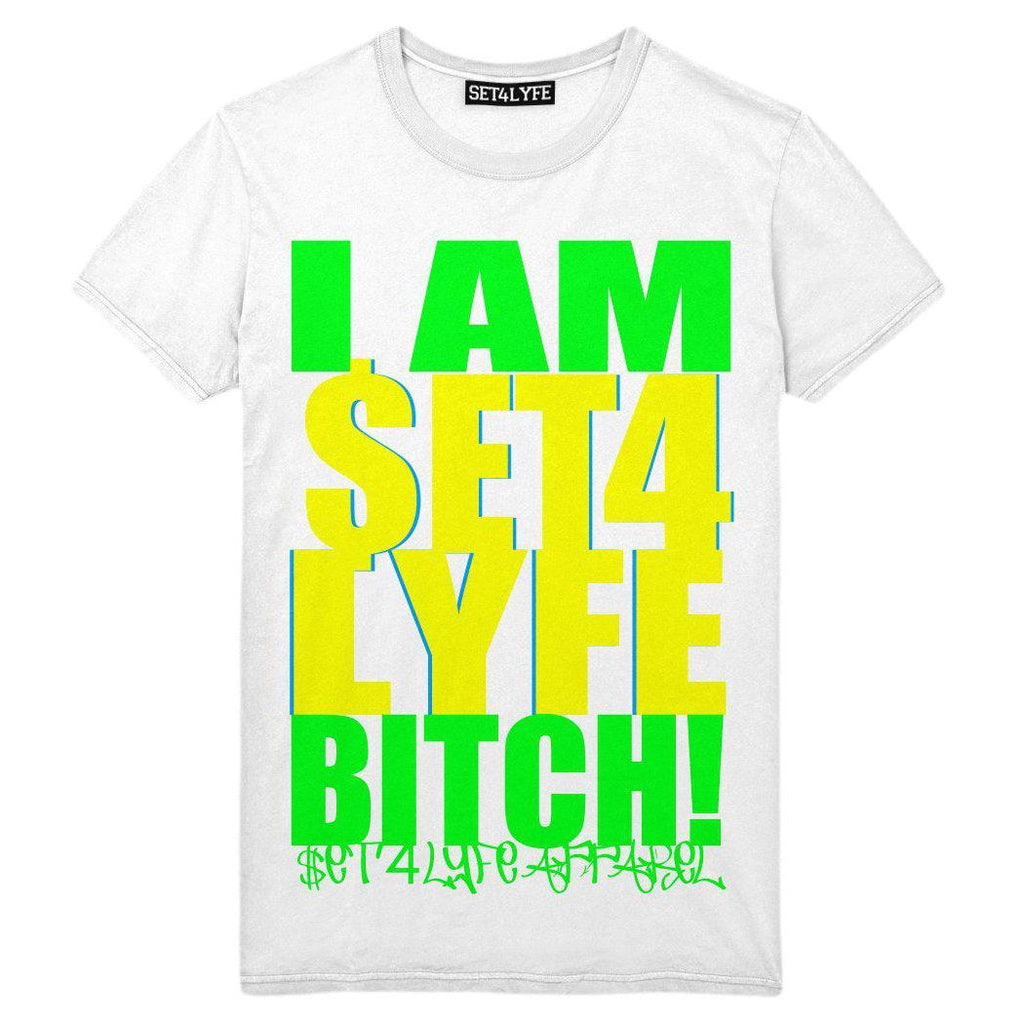 Set 4 Lyfe / Mattaio - BITCH LIGHT T - Clothing Brand - Graphic Tee - SET4LYFE Apparel
