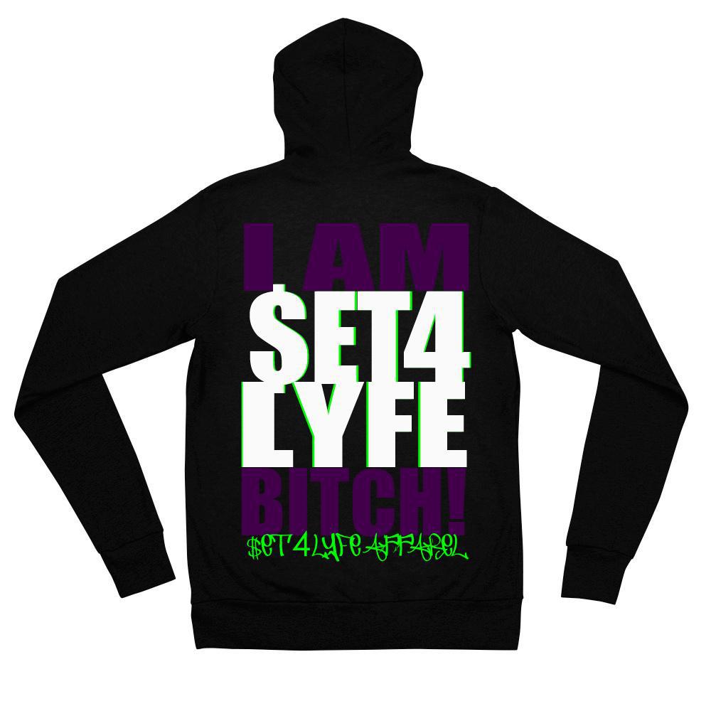Set 4 Lyfe - BOSS ZIP UP HOODIE - Clothing Brand - Graphic Zip Up Hoodie - SET4LYFE Apparel
