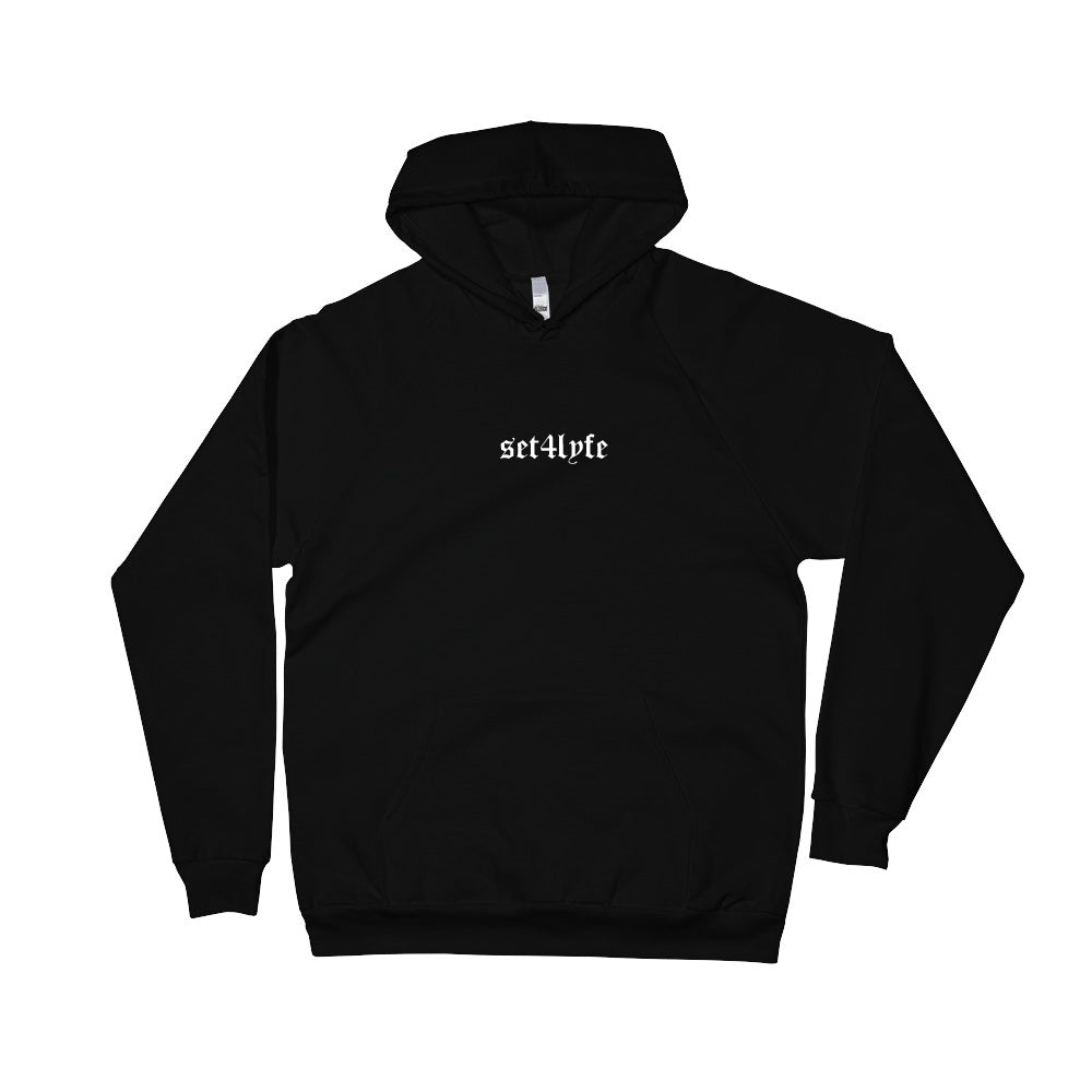 LOW KEY BLACK GRAPHIC HOODIE