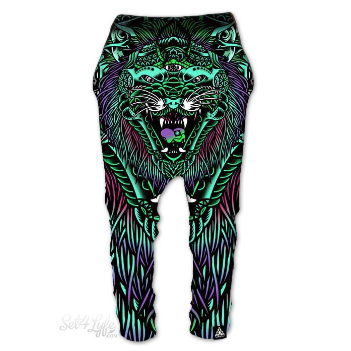 Set 4 Lyfe - ACID TIGER DROP PANTS - Clothing Brand - Drop Pants - SET4LYFE Apparel