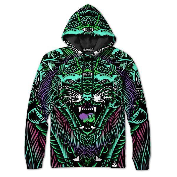 Set 4 Lyfe - ACID TIGER HOODIE - READY TO SHIP - Clothing Brand - Ready To Ship - SET4LYFE Apparel