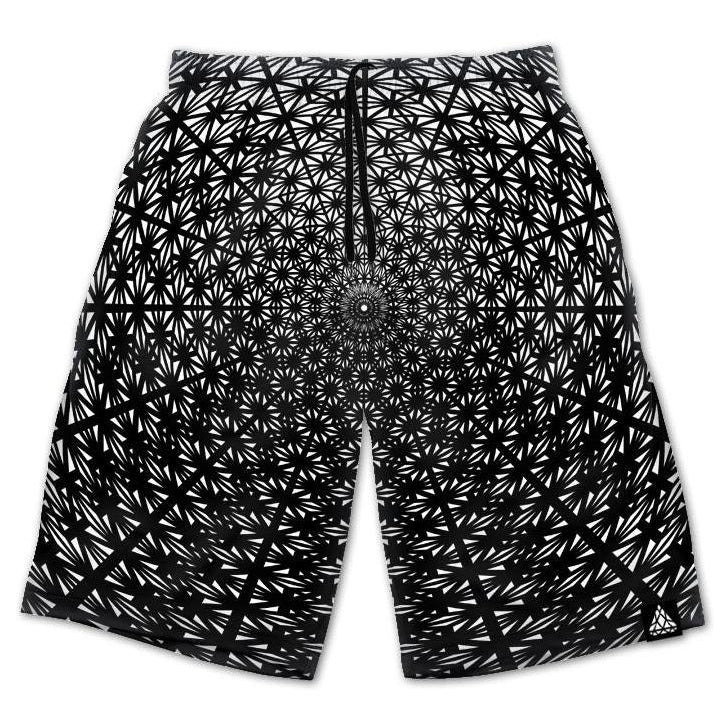 Set 4 Lyfe / Rooz Kashani - ASANOHA TETRA FADE PORTAL SHORTS - Clothing Brand - Shorts - SET4LYFE Apparel