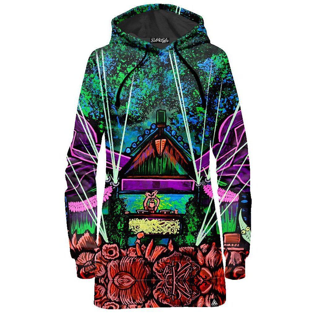 Set 4 Lyfe / Ryan Weisser - IMMERSE HOODIE DRESS - Clothing Brand - Hoodie Dress - SET4LYFE Apparel