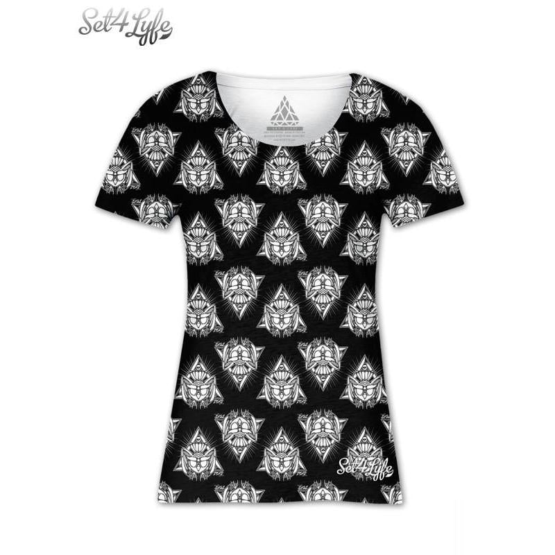 Set 4 Lyfe - OWLY ALL OVER GIRLS T - Clothing Brand - Girls T - SET4LYFE Apparel