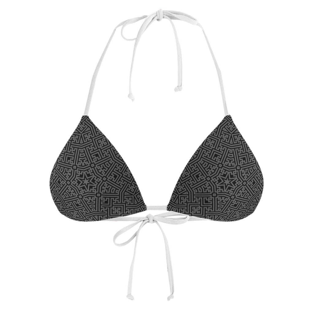 STAR SAYAGATA WHITE STRING BIKINI TOP