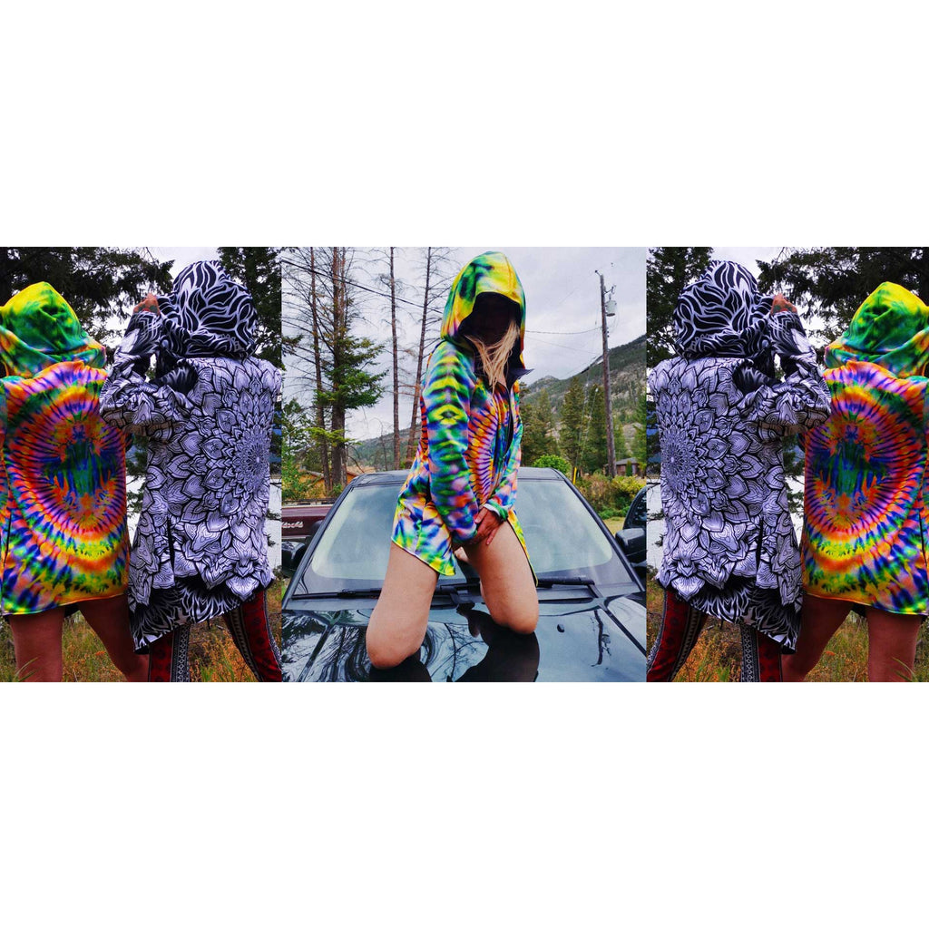 OBSERVERS OF THE SKY ZIP UP CLOAK