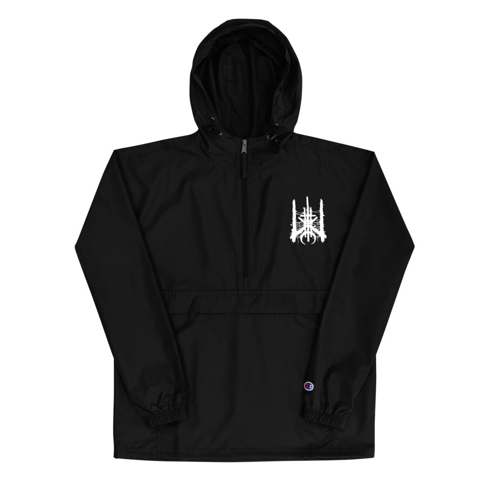 WIDOW SIGIL EMBROIDERED BLACK CHAMPION PACKABLE JACKET [limited edition]