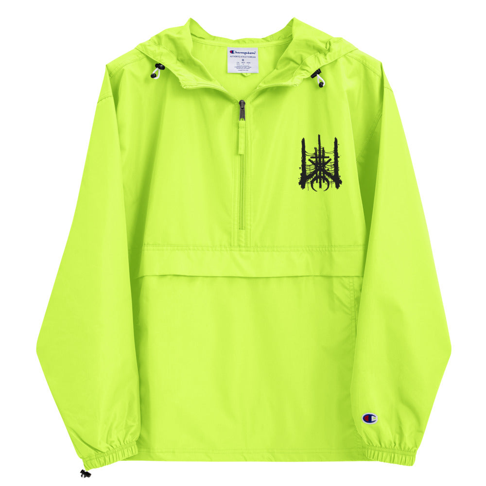 WIDOW SIGIL EMBROIDERED NEON CHAMPION PACKABLE JACKET [limited edition]