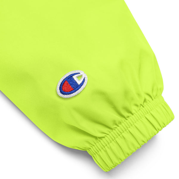 WIDOW SIGIL EMBROIDERED NEON CHAMPION PACKABLE JACKET [limited edition]