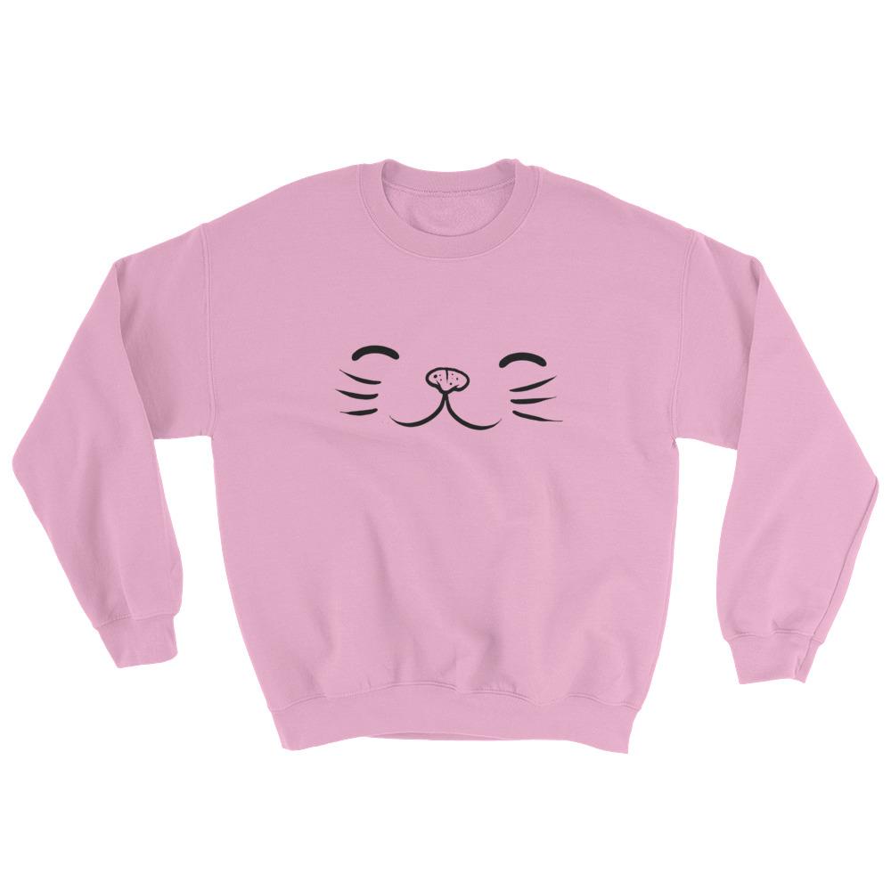 Set 4 Lyfe Apparel - KITTY FACE SWEATSHIRT - Clothing Brand - Graphic Sweatshirt - SET4LYFE Apparel