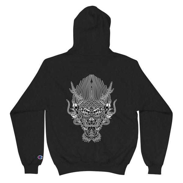 DRAGONS ONLY CHAMPION GRAPHIC HOODIE