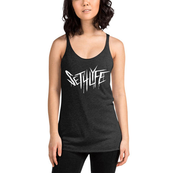 DRIP GRAPHIC RACERBACK TANK