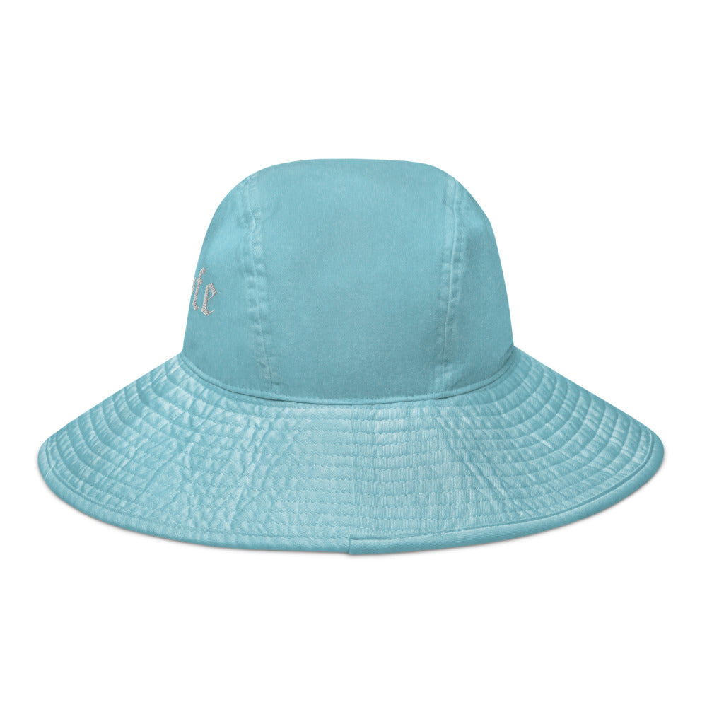 LOW KEY WIDE BRIM PASTEL BUCKET HAT