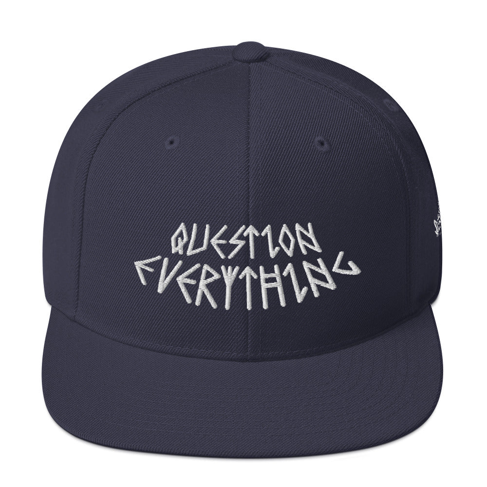QUESTION EVERYTHING SNAPBACK HAT