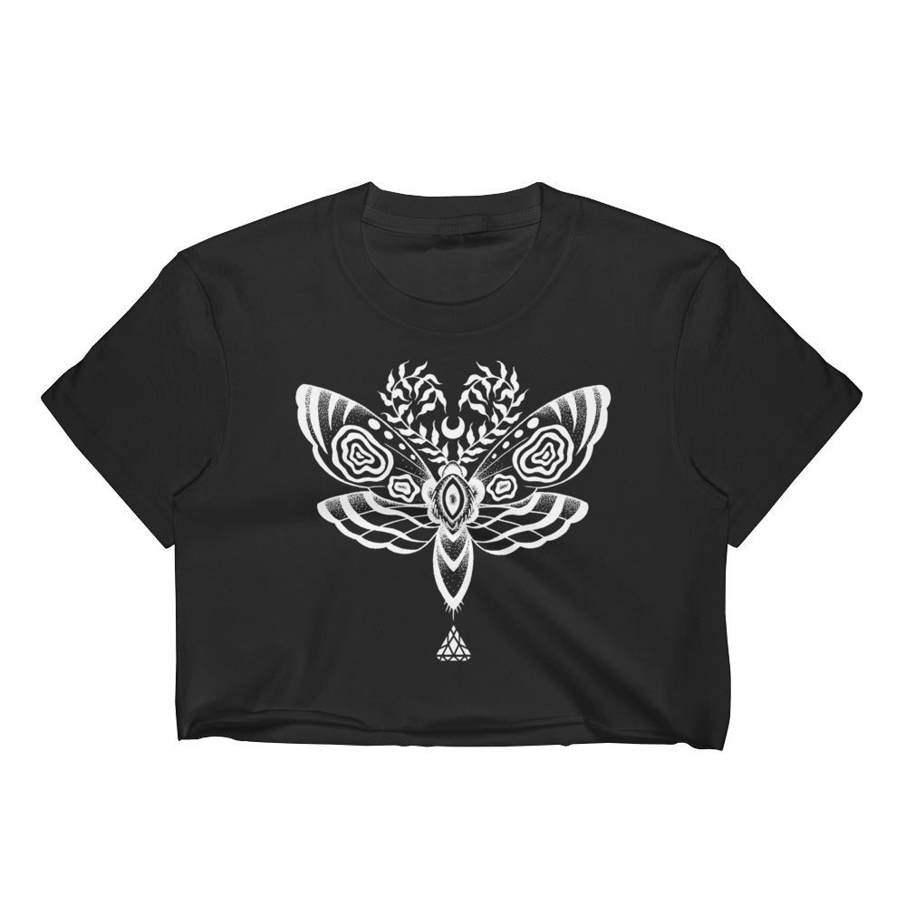 MOTH DARK CROP TEE