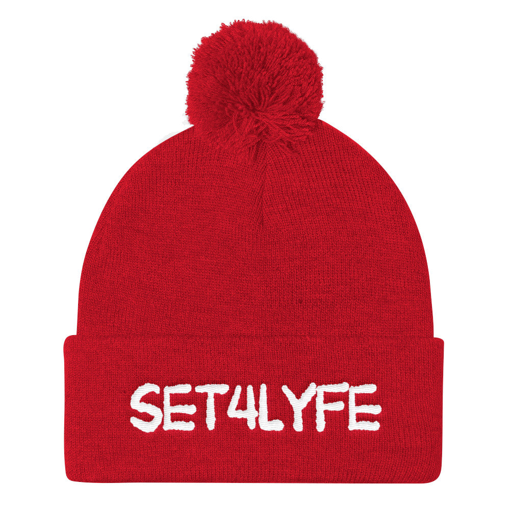 Set 4 Lyfe - CYPT LOGO POM POM BEANIE - Clothing Brand - Hat - SET4LYFE Apparel