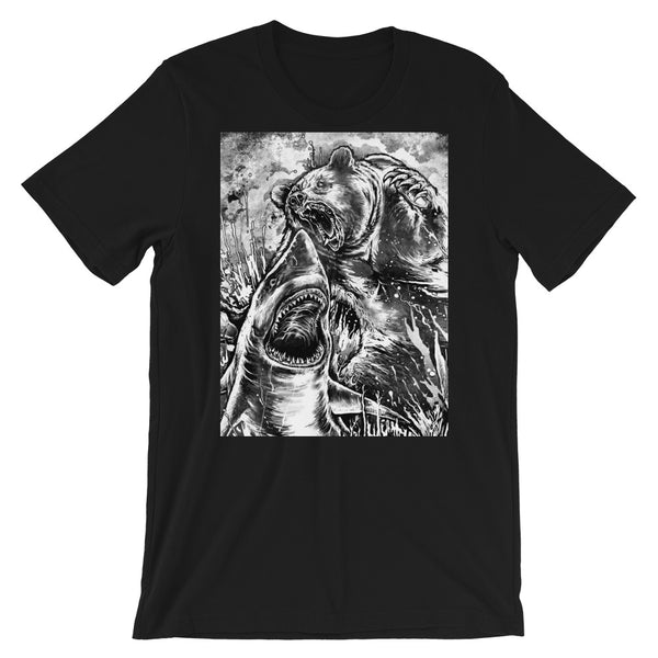 BEAR VS SHARK GRAPHIC T