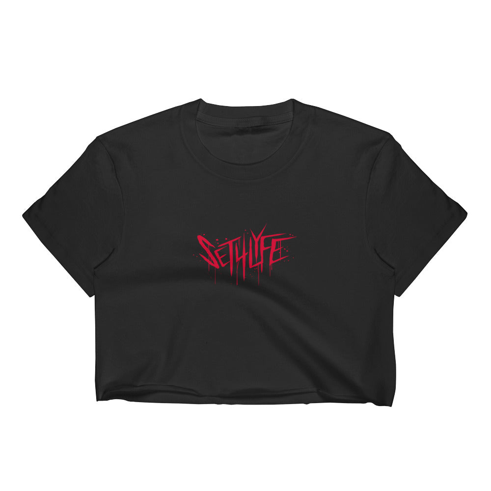 DRIP BLOOD CROP TEE