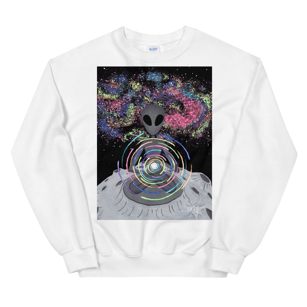 ALIEN BRAINWASH GRAPHIC SWEATSHIRT