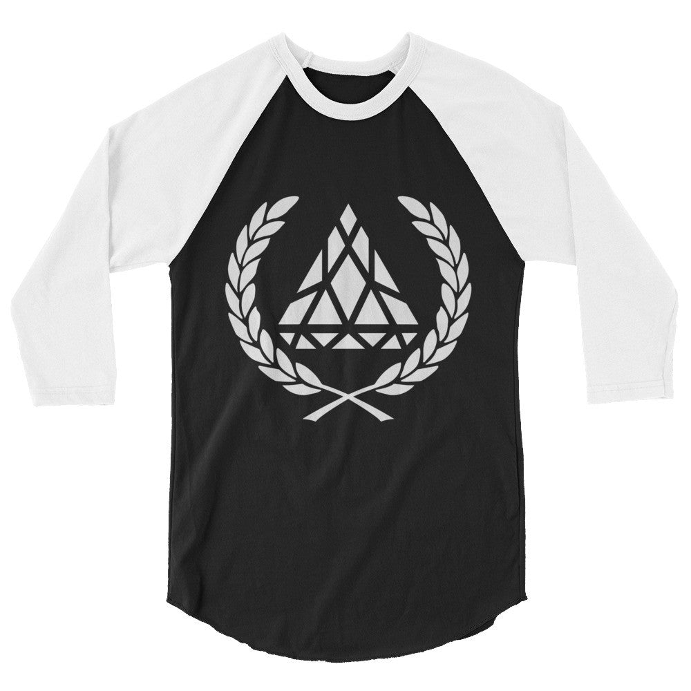 Set 4 Lyfe Apparel - CREST 3/4 SLEEVE RAGLAN - Clothing Brand - Graphic Tee - SET4LYFE Apparel