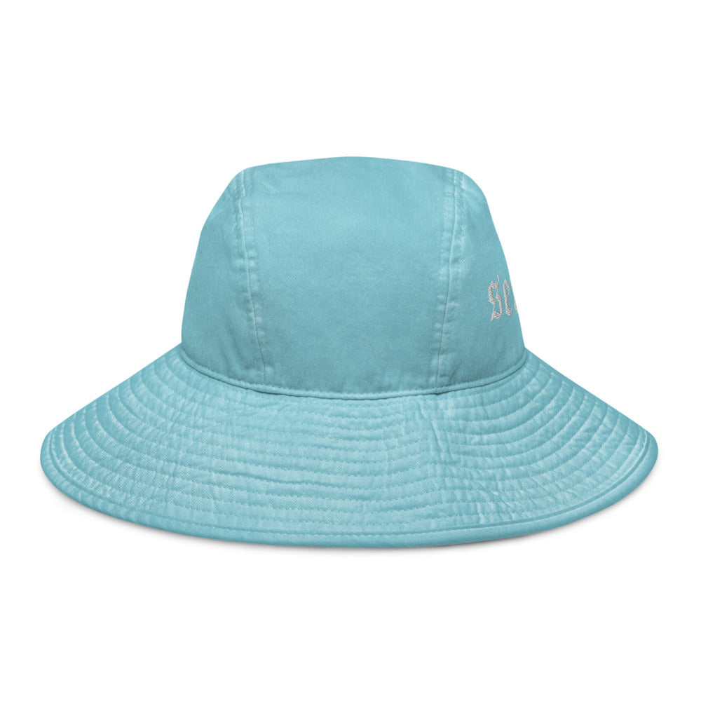 LOW KEY WIDE BRIM PASTEL BUCKET HAT