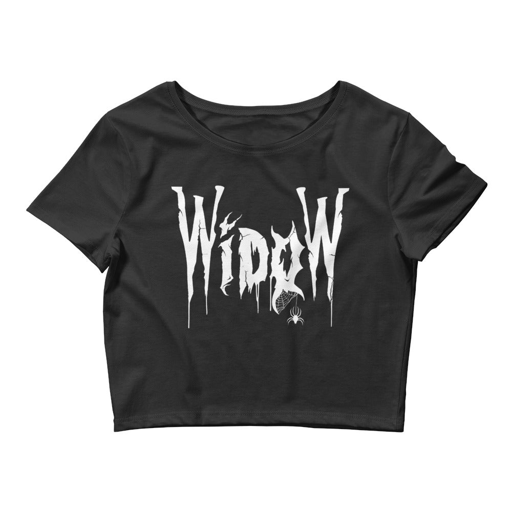 WIDOW DARK GRAPHIC CROPTEE