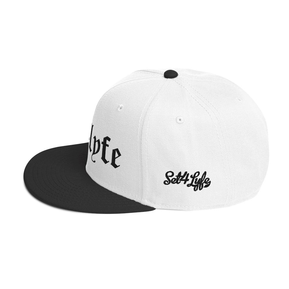 LOW KEY WHITE SNAPBACK