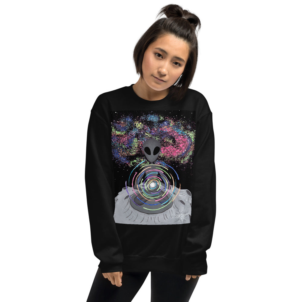 ALIEN BRAINWASH GRAPHIC SWEATSHIRT