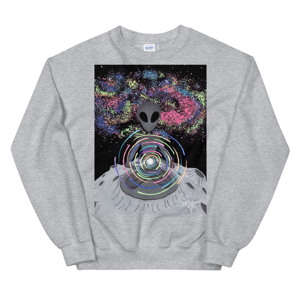 ALIEN BRAINWASH GRAPHIC SWEATSHIRT