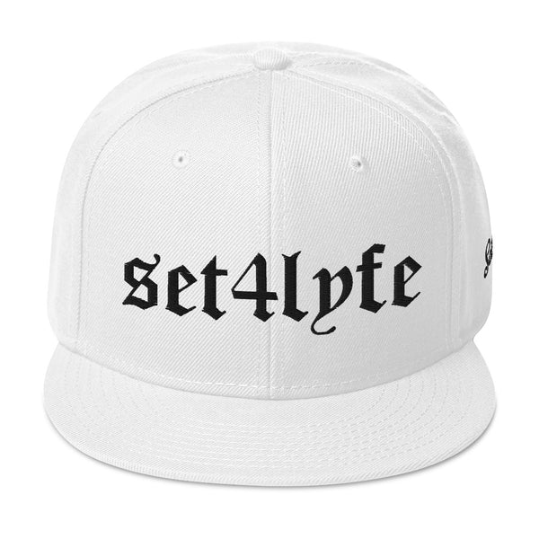 LOW KEY WHITE SNAPBACK