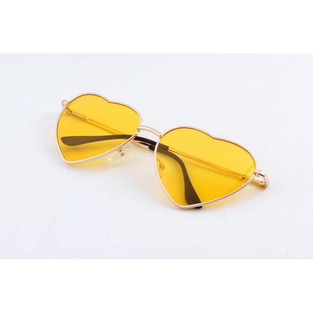 Trippy Eye Supply - LUCY HEART SHAPED SUNGLASSES - Clothing Brand - Sunglasses - SET4LYFE Apparel