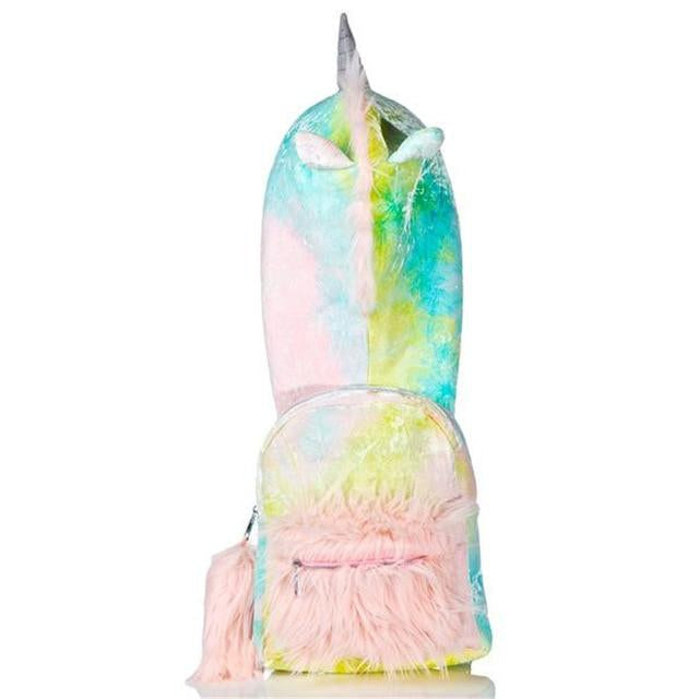 UNICORN HOODED BACKPACK